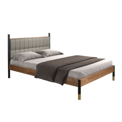 (Español) Cama polipiel color gris oscuro bed - Angel Cerda