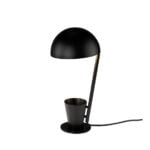 Table lamp in black steel