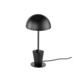 Lampe de table en acier noir