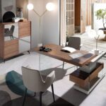 Lampe de bureau en marbre blanc, acier doré et verre blanc