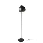 Lampadaire en acier inoxydable noir