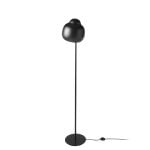 Lampadaire en acier inoxydable noir
