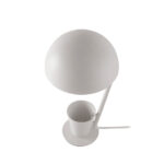 Lampe de table en acier blanc