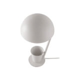Table lamp in white steel