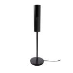 Lampe de table en acier inoxydable noir