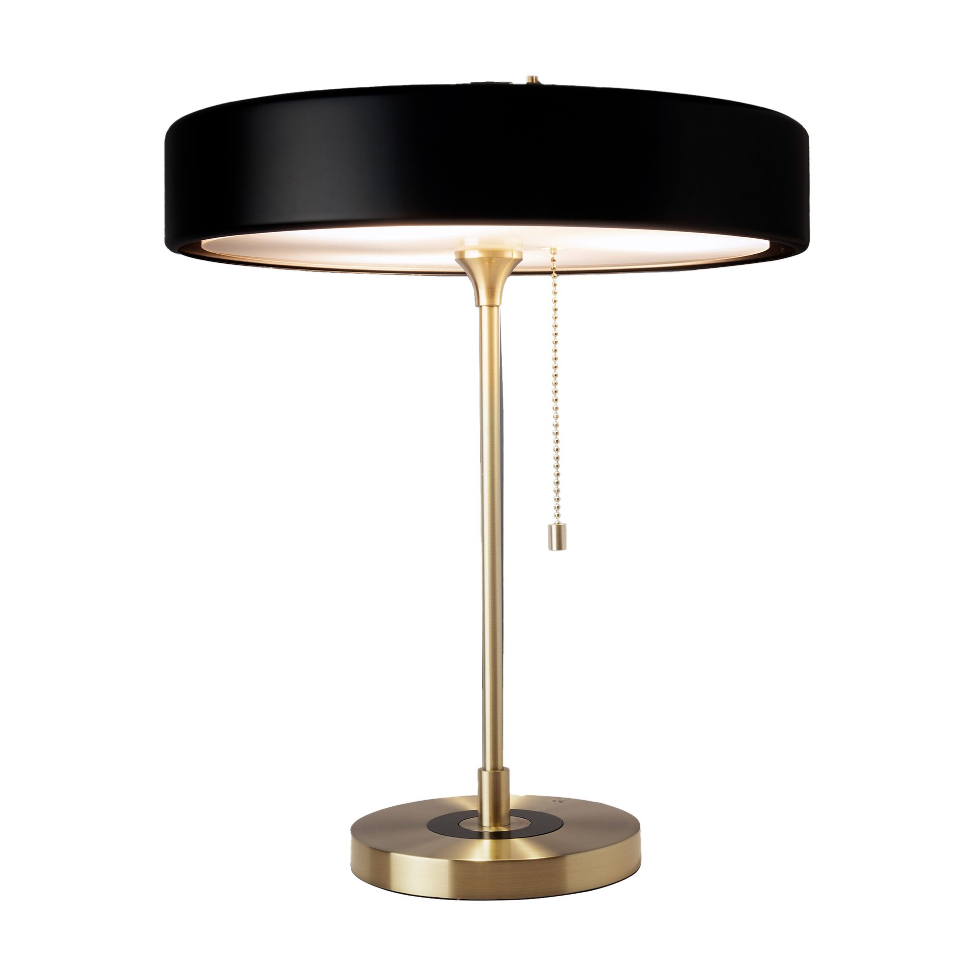 Lampe de bureau en aluminium doré et aluminium noir Lampe de bureau en aluminium doré et aluminium noir