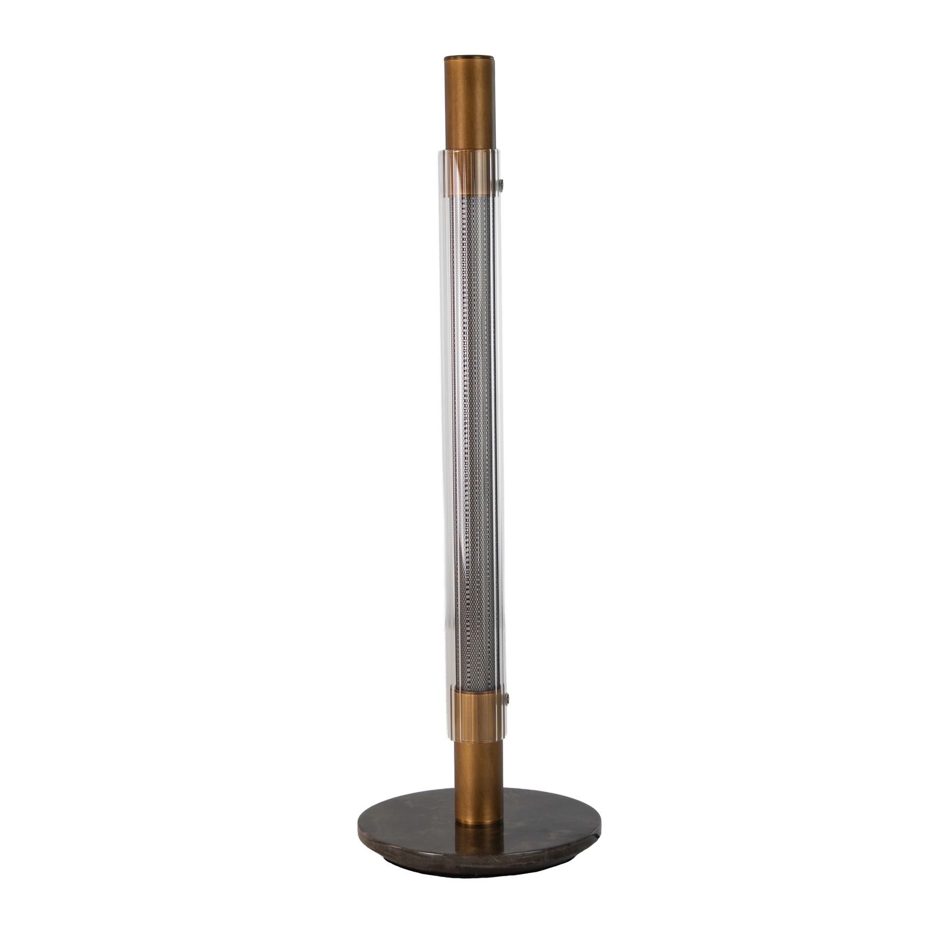 Glass and porcelain marble table lamp Glass and porcelain marble table lamp
