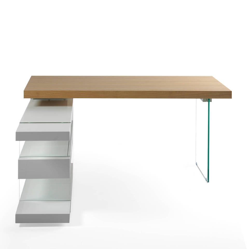 zwei schreibtisch schreibtisch aus eichenfurnier mit seitenwänden getempertem glas und zwei fächern lackierten mdfplatten angel cerdá sl zwei schreibtisch schreibtisch aus eichenfurnier mit seitenwänden getempertem glas und zwei fächern lackierten mdfplatten angel cerdá sl