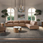 Sillón piel marrón