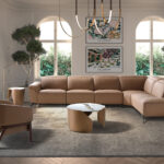 Sillón piel marrón