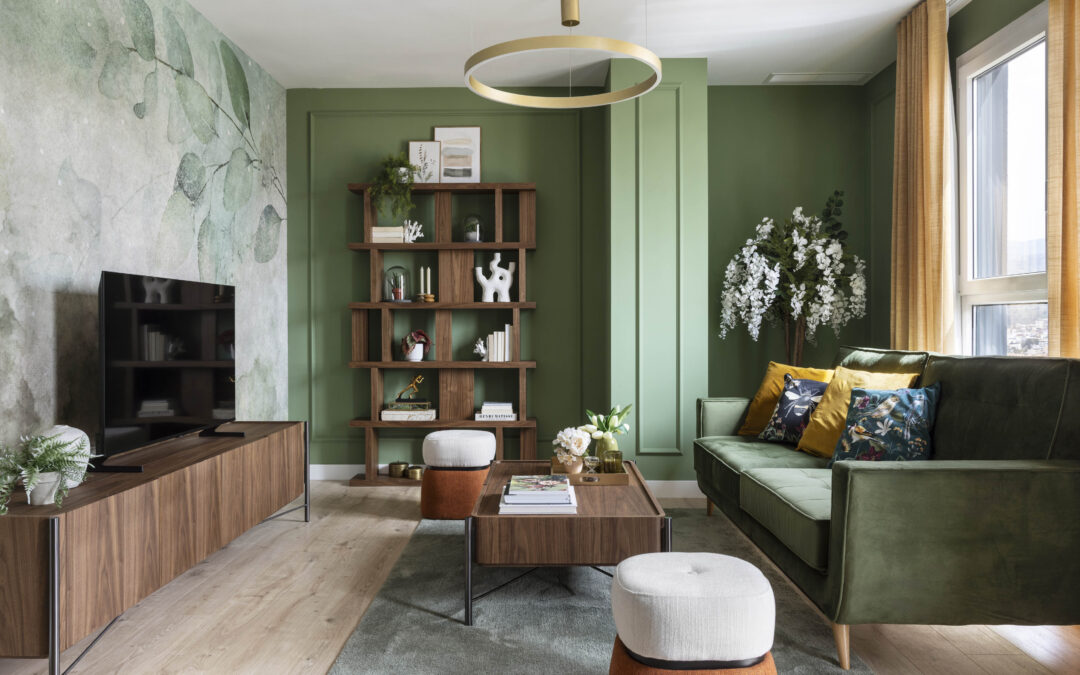 Balance, light and a total green design