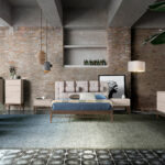 Niebla wooden sideboard and Walnut wood legs