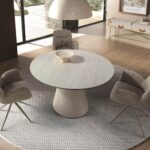 Rechteckiger Konsolentisch, Stoff, Nussbaum und polierter Goldstahl