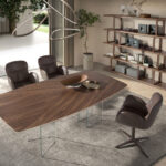 Estantería rectangular nogal