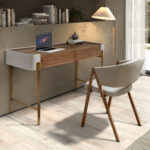 Chaise en vison similicuir