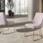 Grey fabric chair