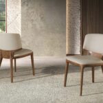 Silla polipiel crema