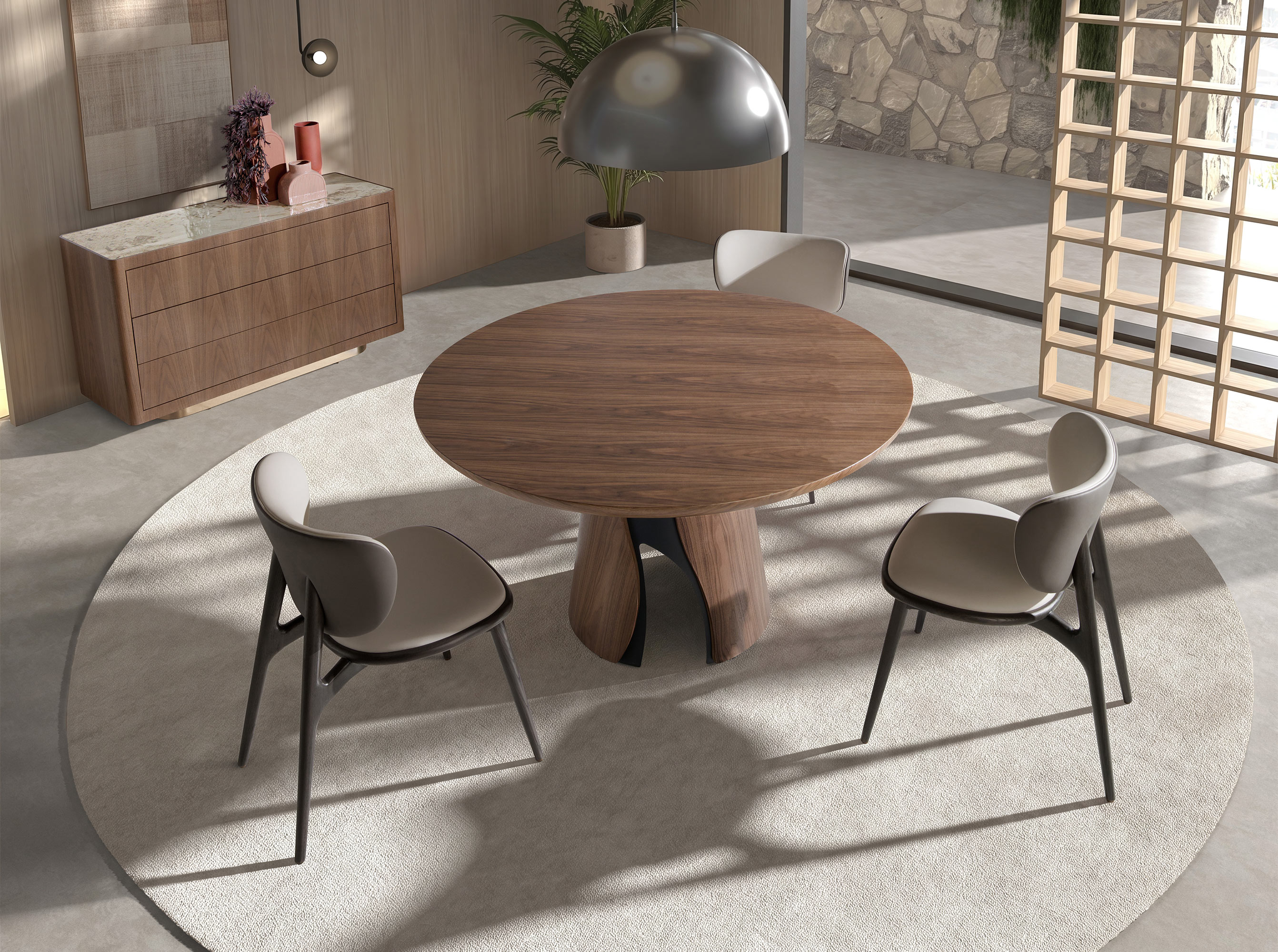 Silla polipiel crema y gris oscuro Silla polipiel crema y gris oscuro