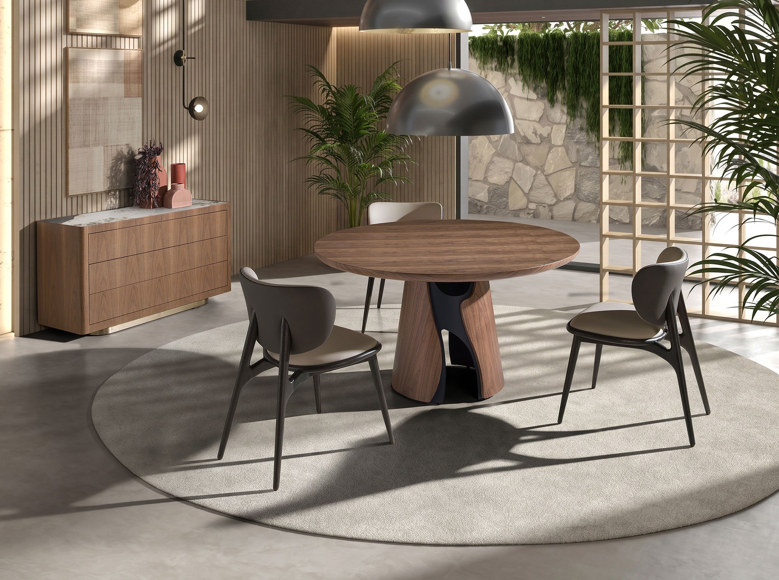 Silla polipiel crema y gris oscuro Silla polipiel crema y gris oscuro