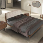 Banqueta polipiel arena