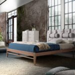 Chiffonnier en bois de couleur Brouillard et Noyer