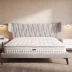 Hybrid mattress with natural latex, mini springs and 7-zone pocket springs 180x200