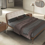 Cama polipiel color arena