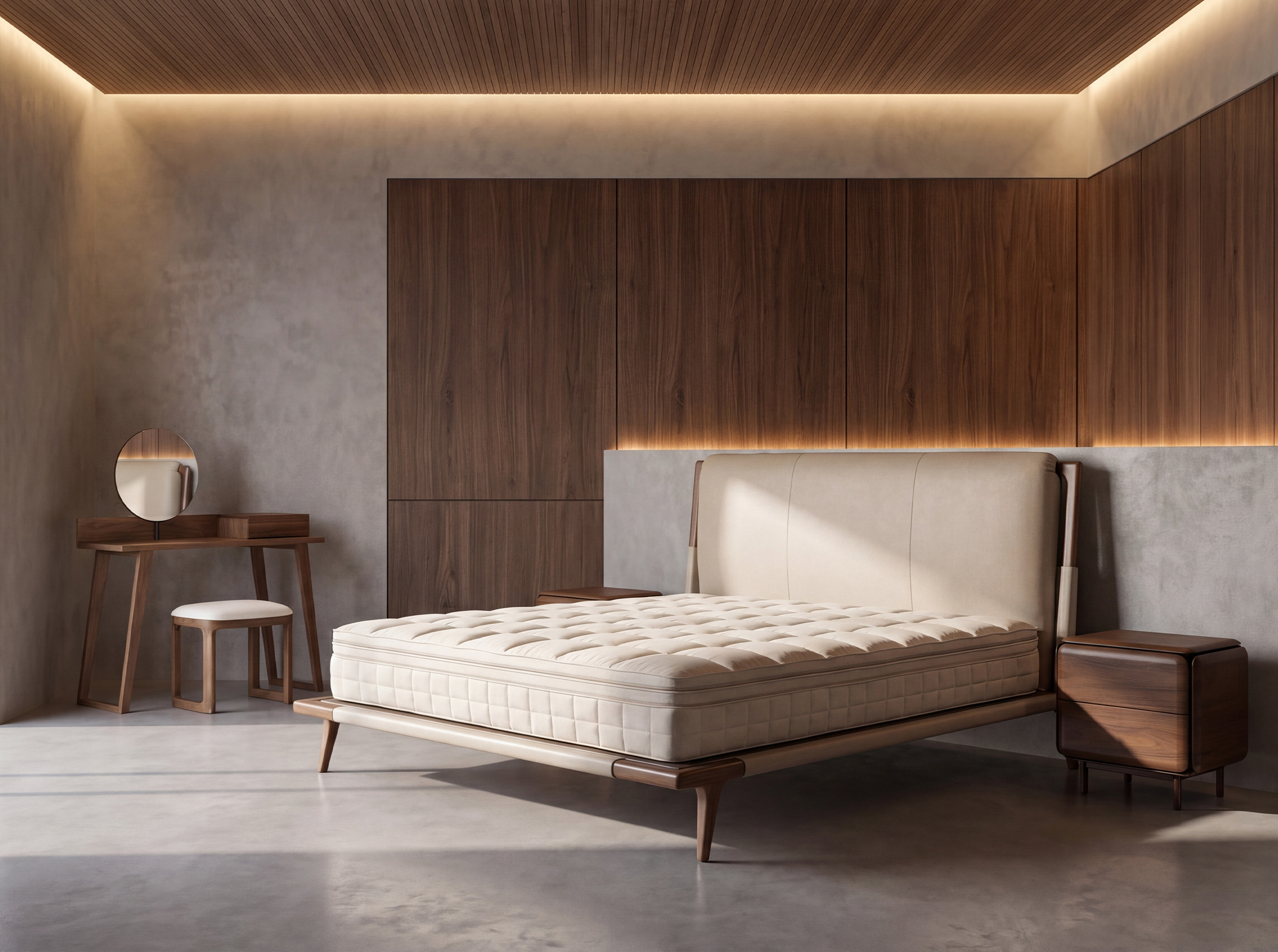 Matelas hybride en latex naturel avec mini ressorts ensachés Cooltex 180x200 Matelas hybride en latex naturel avec mini ressorts ensachés Cooltex 180x200