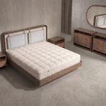 Matelas hybride en latex naturel avec mini ressorts ensachés Cooltex 160x200