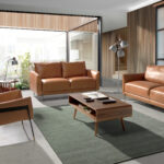 Table lamp in gray epoxy steel and bronze details