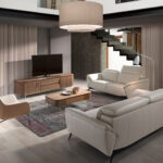 Lampada da terra in marmo calacatta e acciaio bianco