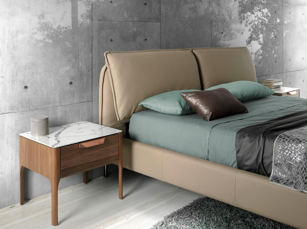 Upholstered synthetic leather bed Upholstered synthetic leather bed