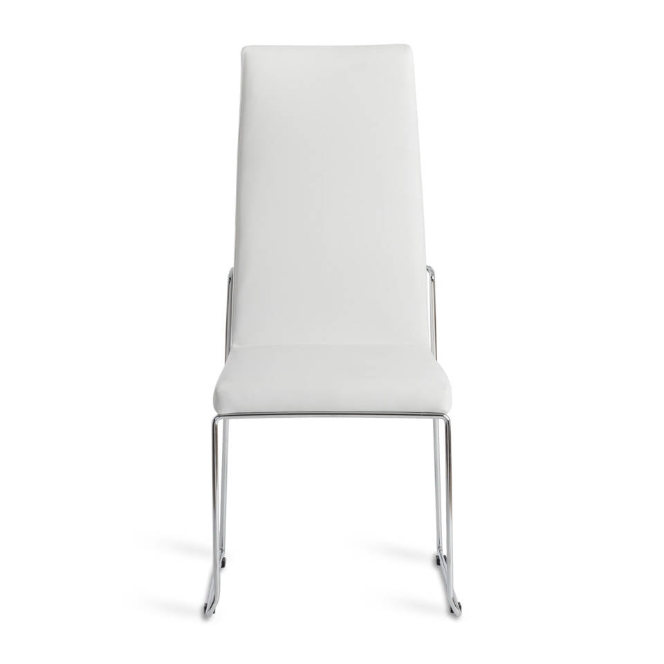 Upholstered chair with stainless steel frame. Upholstered chair with stainless steel frame.