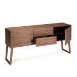 Walnut wood sideboard