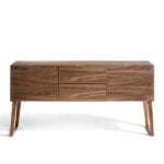 Walnut wood sideboard