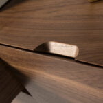 Walnut wood sideboard