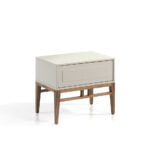 Niebla and Walnut wood nightstand