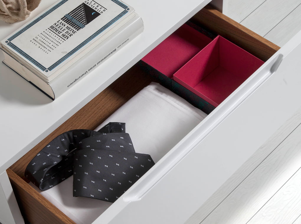 Bedside table made of lacquered MDF Bedside table made of lacquered MDF