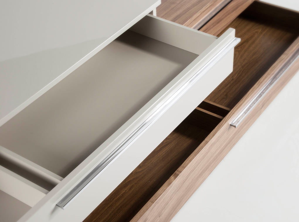 TV stand with leg and handles in stainless steel TV stand with leg and handles in stainless steel