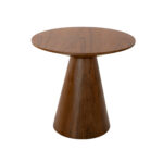 Walnut wood corner table