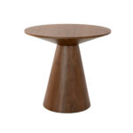 Walnut wood corner table