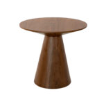 Walnut wood corner table