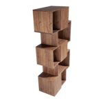 Étagère en bois couleur noyer