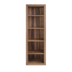Estantería fabricada en madera nogal