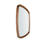 Espejo pared cuadrado nogal