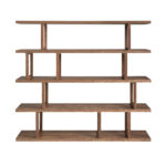 Estantería rectangular nogal