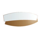 Organic walnut wall mirror