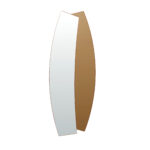 Organic walnut wall mirror