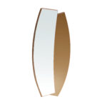 Organic walnut wall mirror