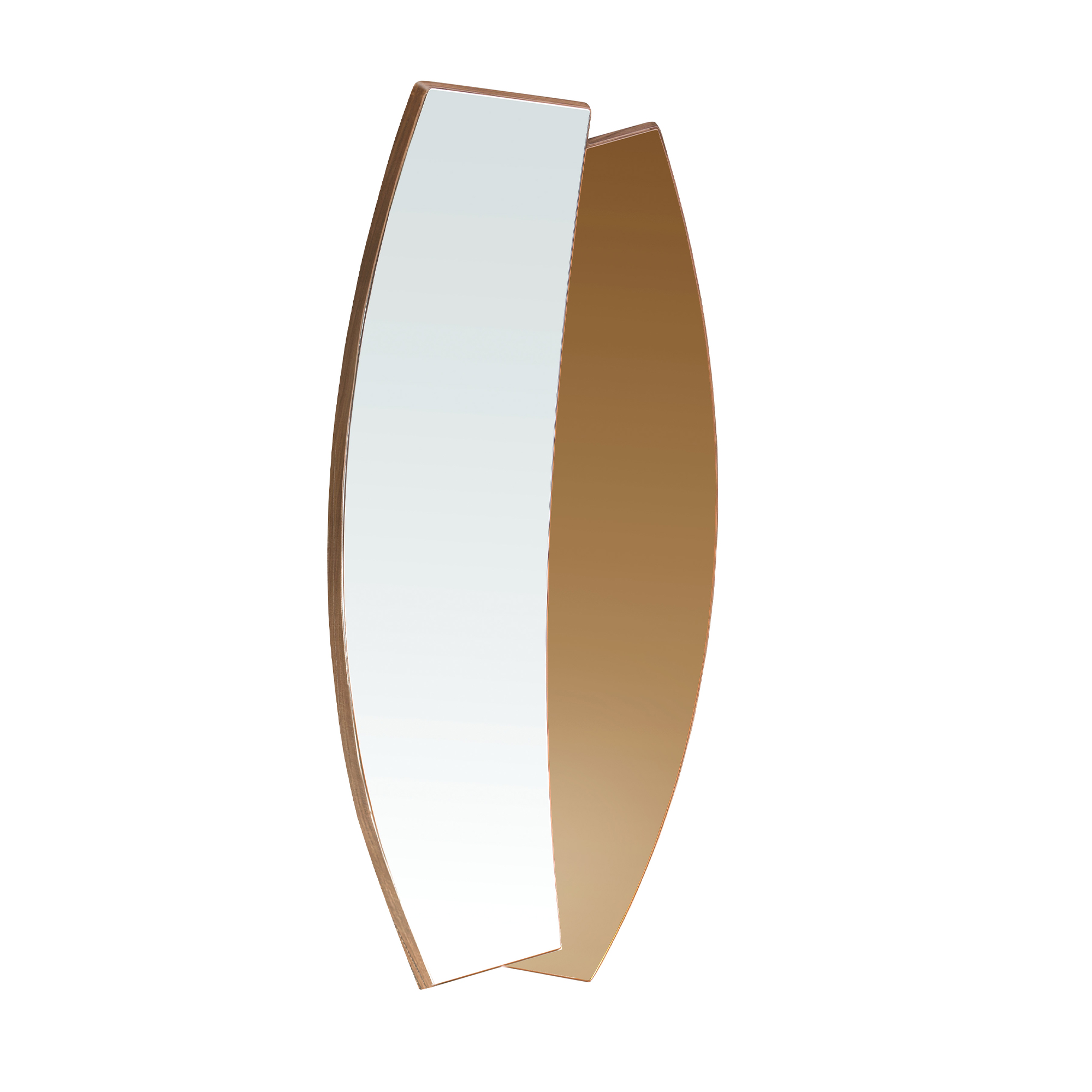 Organic walnut wall mirror Organic walnut wall mirror